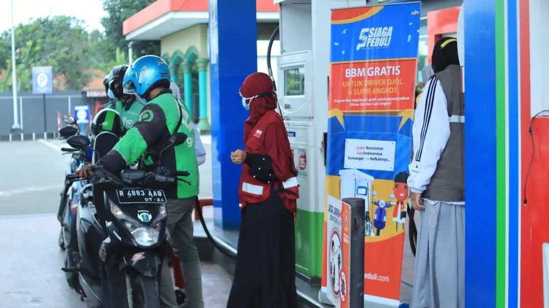 BBM Gratis untuk Driver Ojol dan Supir Angkot